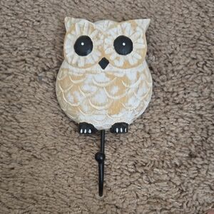 Anthropologie Owl Wall Hook Easter Spring New With Tag
